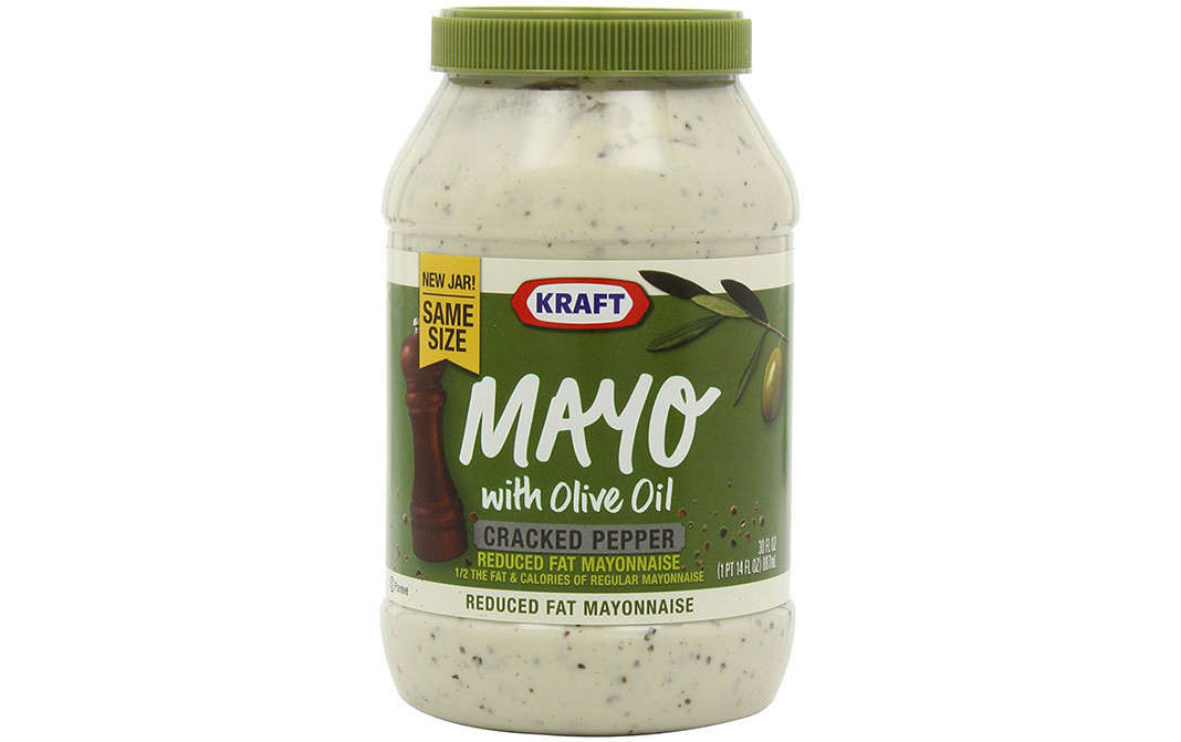 Kraft Mayo With Olive Oil, Cracked Pepper   Plastic Jar  887 millilitre